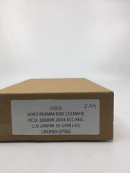 CISCO DDR3 8GB 1333MHZ PC3L-10600R REG RAM 15-13491-01 - Cisco (1)