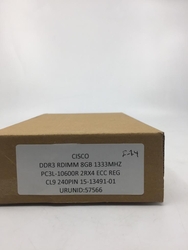 CISCO - CISCO DDR3 8GB 1333MHZ PC3L-10600R REG RAM 15-13491-01 (1)