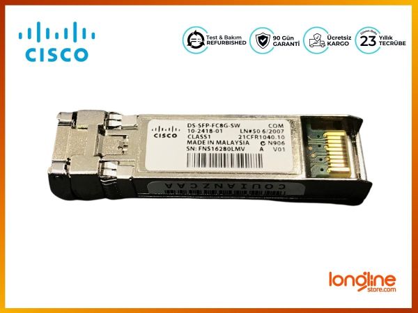 Cisco DS-SFP-FC8G-SW 8Gb SFP+ Fibre Channel 850nm 300m - 2