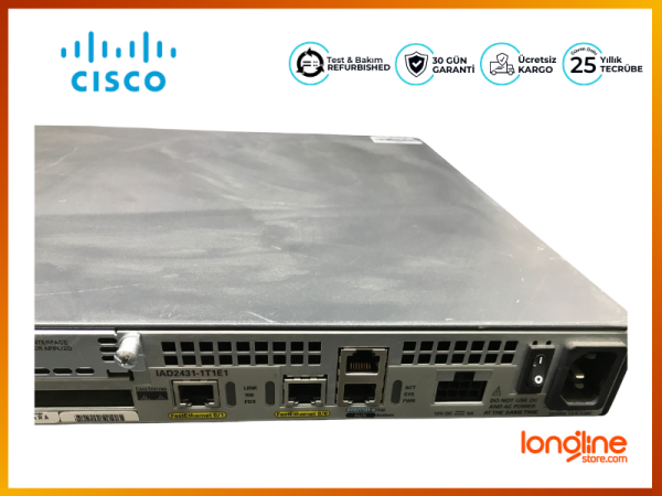 Cisco IAD2431-1T1E1 Entegre Erişim Cihazı (VoIP Gateway) - 3