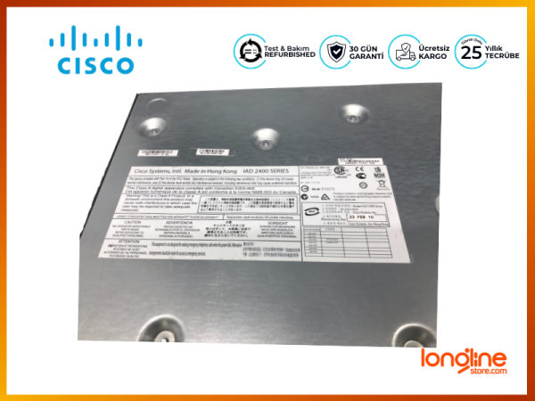 Cisco IAD2431-1T1E1 Entegre Erişim Cihazı (VoIP Gateway) - 4