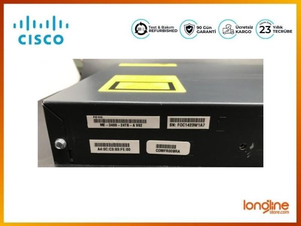 Cisco ME-3400-24TS-A ME 3400 24-Port Metro Ethernet Access Switch - 5