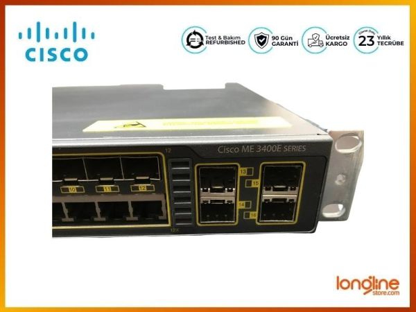 Cisco ME-3400EG-12CS-M ME3400E 12Combo + 4 SFPs Switch - 5