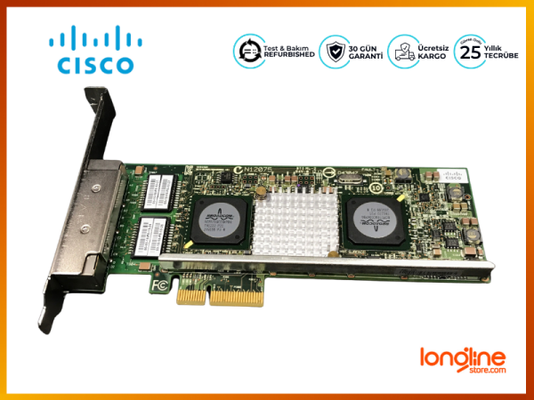Cisco N2XX-ABPCI03-M3 74-10900-01 Broadcom 5709 4 Port PCI-E Ağ Kartı (NIC) - 3