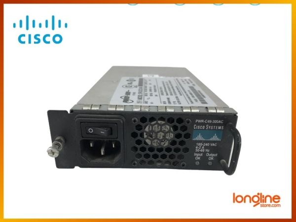 Cisco PWR-C49-300AC 300W AC Power Supply for WS-C4948 - 1