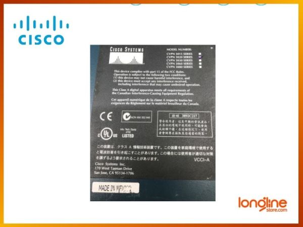 Cisco Systems VPN 3000 Series Concentrator