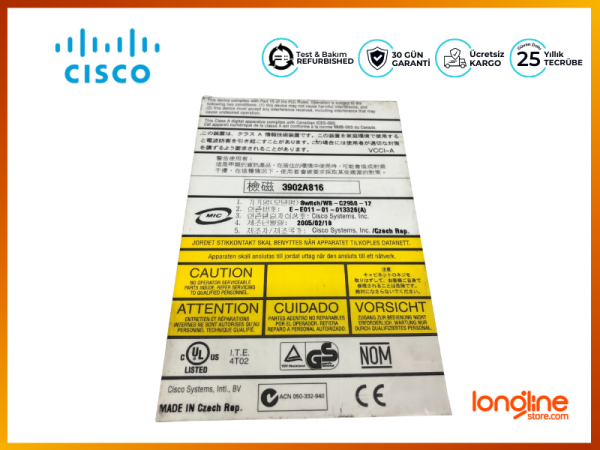 Cisco WS-C2950-12 12-Port 10/100 Catalyst Switch - 3