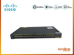 CISCO - Cisco Catalyst 2960 WS-C2960-48TT-L 48-Port 10/100 2xGigabit Switch