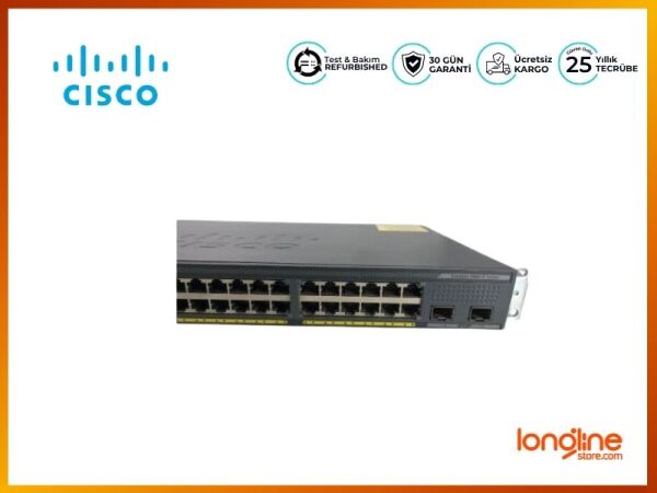 Cisco WS-C2960X-24TD-L 24x GigE Ports 2 x 10G SFP+ Switch - 2