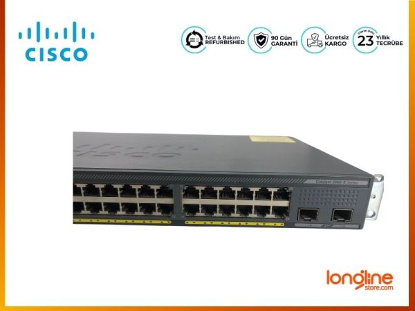 Cisco WS-C2960X-24TD-L 24x GigE Ports 2 x 10G SFP+ Switch