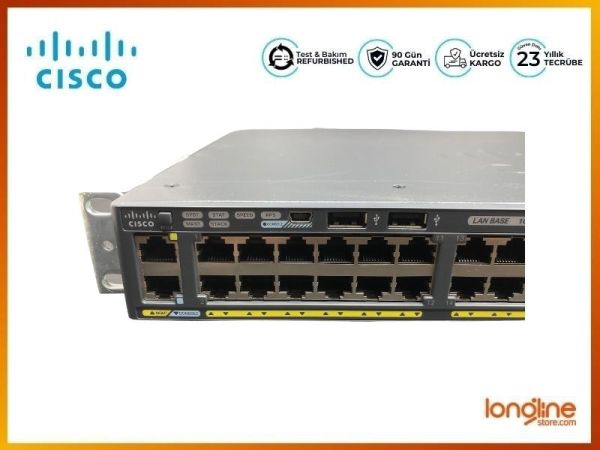 Cisco Catalyst WS-C2960X-48TS-L 48 Port Gigabit Switch - 4