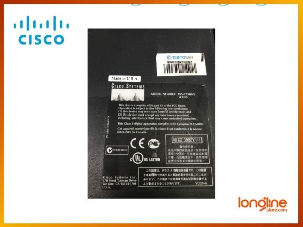 Cisco WS-C2980G-A Catalyst 10/100/1000 82-Port Managed Switch - 3