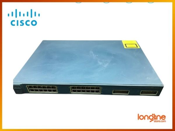 CISCO WS-C3524-XL-EN 24-port 10/100 switch plus 2 GBIC slots. - 1