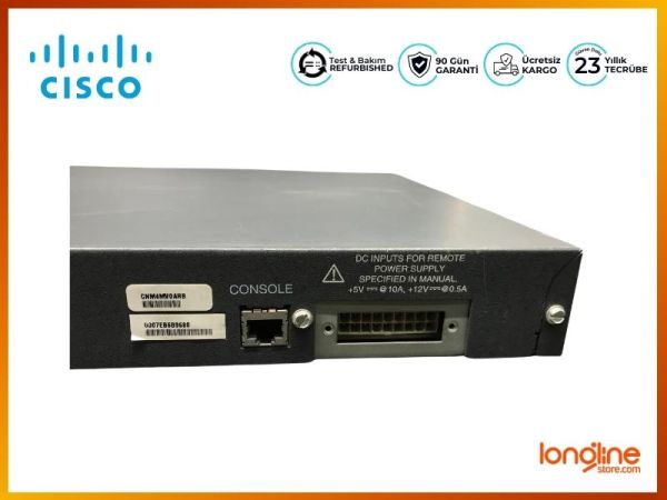 CISCO WS-C3512-XL-EN 24-port 10/100 switch plus 2 GBIC Slots - 6