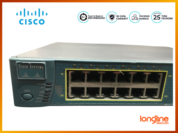 CISCO WS-C3512-XL-EN 24-port 10/100 switch plus 2 GBIC Slots - 5