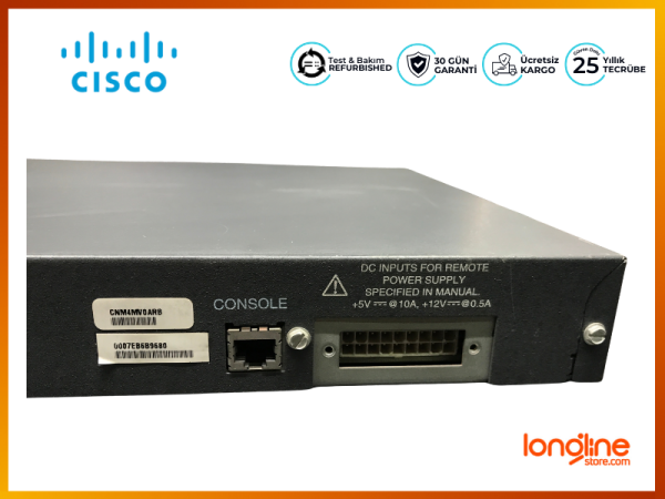 CISCO WS-C3512-XL-EN 24-port 10/100 switch plus 2 GBIC Slots - 6