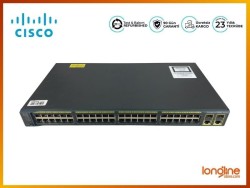 CISCO CAT3560 24 10/100 + 2 SFP STANDARD IMAGE WS-C3560-24TS-S - Cisco