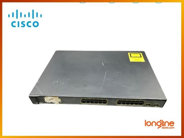 CISCO WS-C3750-24TS-S 3750 24X10/100 MBPS NETWORKING SWITCH