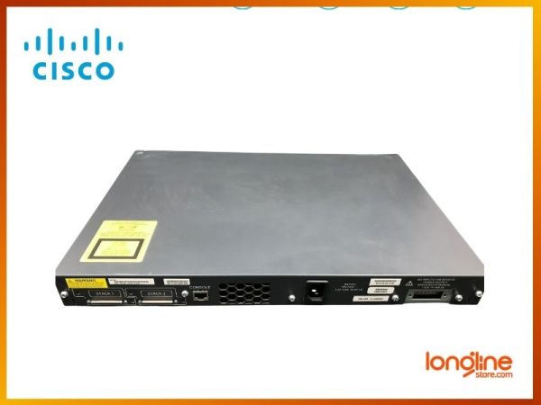 Cisco WS-C3750-48TS-S 3750 Network 10/100 4 Sfp 48 Port Catalyst Switch - 2
