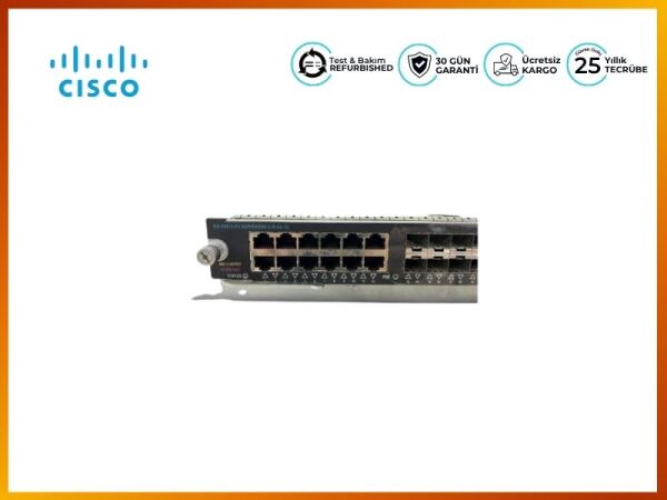 CISCO WS-X4013+TS SUPIIPLUSTS 12x10/100/1000 POE+8 SFP SLOTS - 4