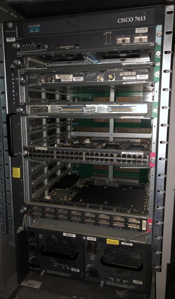 Cisco7613 Chassis with WS-C6K-13SLT-FAN2 Cisco 7613 - 2