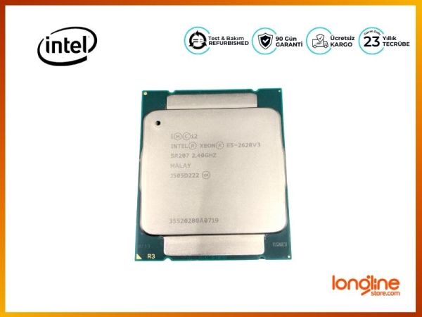 Intel Xeon E5-2620V3 SR207 2.40GHz Server Sunucu Cpu İşlemci