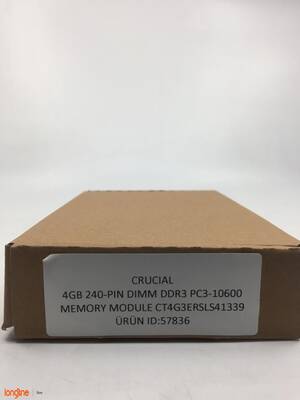 CRUCIAL CT4G3ERSLS41339 4GB, 240-PIN DIMM, DDR3 PC3-10600 MEMORY MODULE