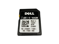 Dell 37D9D 7GH0Y iDRAC 16GB vFlash SDHC Güvenli Dijital Yüksek Kapasiteli Kart - Dell