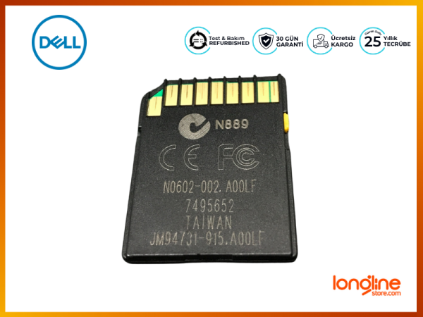 Dell 37D9D 7GH0Y iDRAC 16GB vFlash SDHC Güvenli Dijital Yüksek Kapasiteli Kart - 2