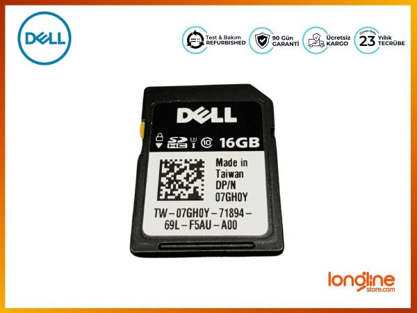 Dell 37D9D 7GH0Y iDrac 16GB vFlash SDHC Secure Digital High Card