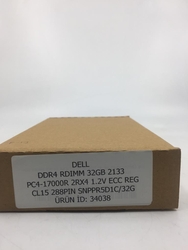 DELL DDR4 RDIMM 32GB 2133 PC4-17000R ECC REG SNPPR5D1C/32G - DELL (1)