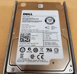 HDD 146GB 15K 6G SAS 2.5 W/R720 TRAY 61XPF ST9146853SS - Thumbnail