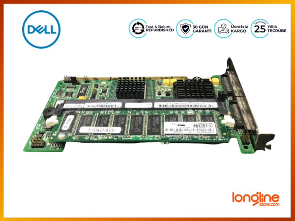Dell PERC 4/DC 128MB Çift Kanal U320 LVD SCSI RAID Denetleyici Kartı - 3