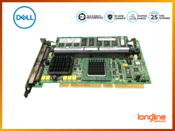 Dell PERC 4/DC 128MB Dual Channel U320 LVD SCSI Raid Cont KJ926 - Dell (1)