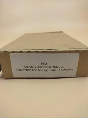 DELL SNP9U176C/2G 2GB DDR ECC PC-2100 266MHZ MEMORY