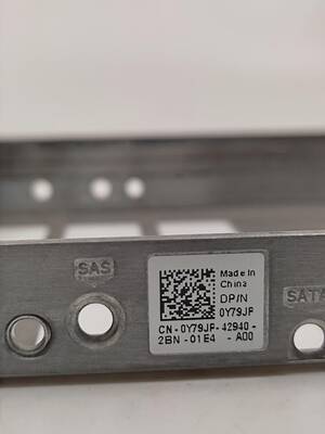 Dell Y79JP EqualLogic LFF Large Form Factor 3.5 Hard Drive Tray - 6