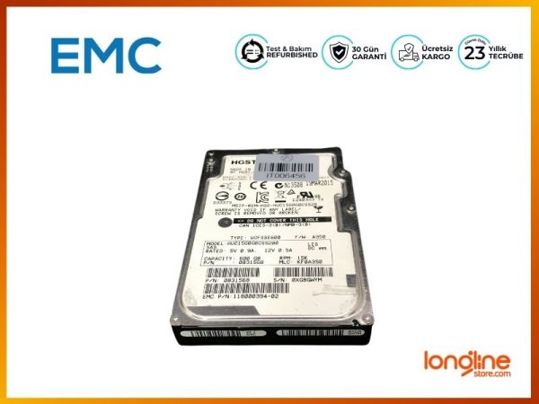 EMC 005050924 600Gb SAS 15K HGST 2.5