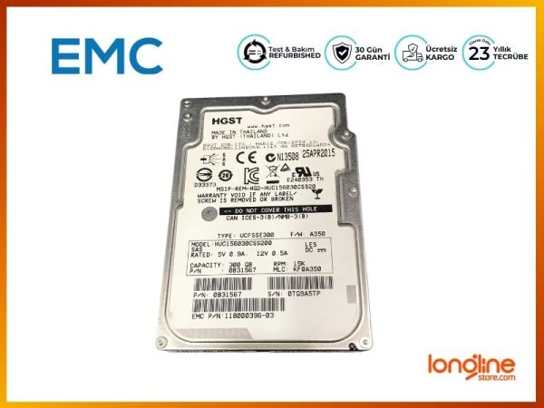 EMC 300GB 15K 2.5