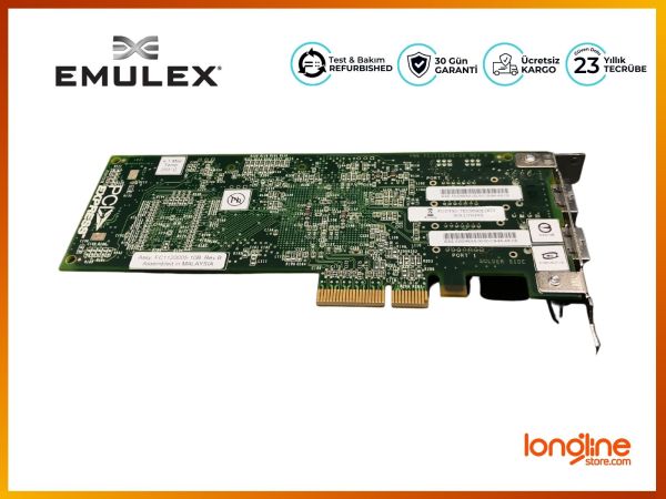 EMULEX NETWORK ADAP. FC 4GB 2-PORT PCI-E HBA LPE110002 - 2