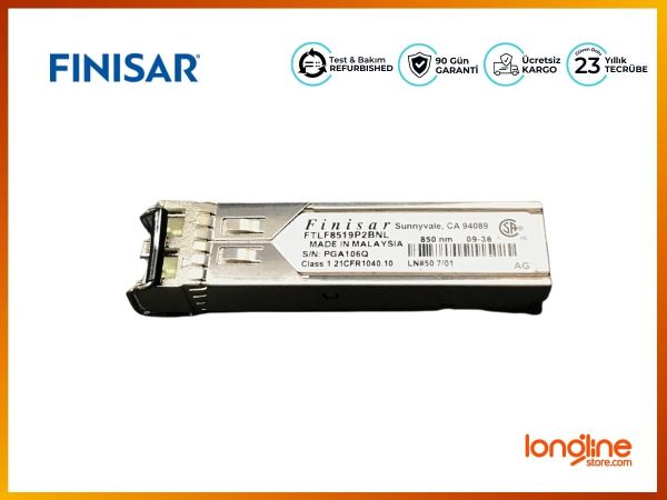 Finisar FTLF8519P2BNL 2Gb SFP Fiber 1GbE 1000Base-SX SW Transceiver - 2