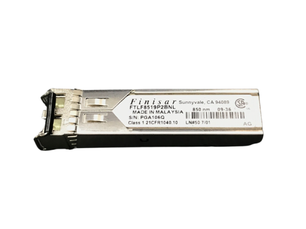 Finisar FTLF8519P2BNL 2Gb SFP Fiber 1GbE 1000Base-SX SW Transceiver - 1