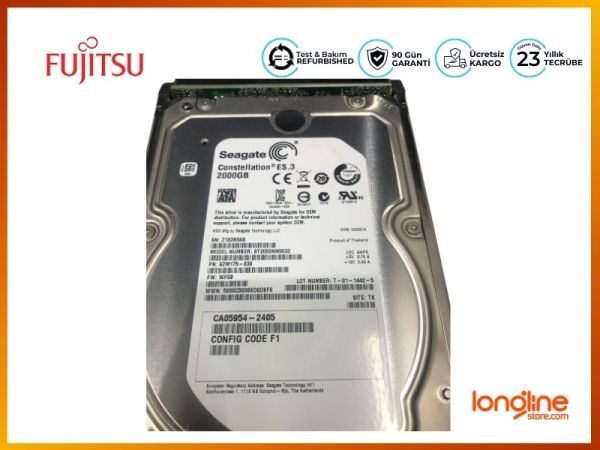 FUJITSU HDD 2TB 7.2K 4G SATA TRAY SATA TO FC P000953-01C CA0660