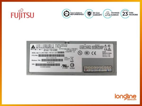 Fujitsu POWER SUPPLY 770W for S5 S6 S26113-F539-E1 S26113-E539-V