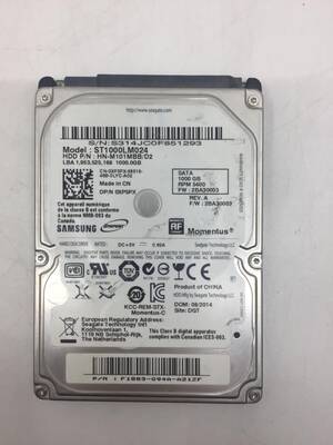 HDD 1TB 5.4K SATA 2.5 HN-M101MBB/D2