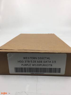 HDD 3TB 5.2K 6GB SATA 3.5 PURPLE WD30PURX3TB - 1