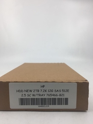 HP - HDD NEW 2TB 7.2K 12G SAS 512E 2.5 SC W/TRAY 765466-B21 (1)