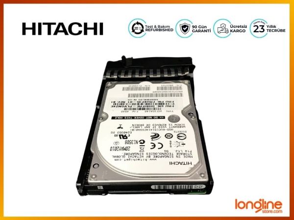 Hitachi HUC151414CSS600 147GB 15K SAS 2.5 HDD P/N:0B23723