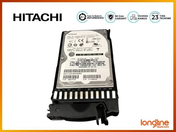 Hitachi HUC151414CSS600 147GB 15K SAS 2.5 HDD P/N:0B23723