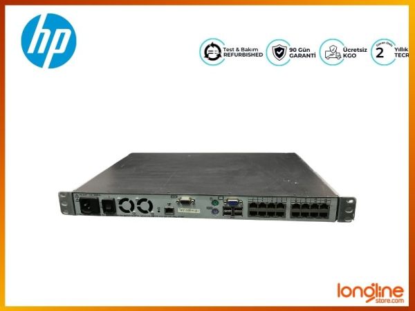 HP 16 Port Virtual Media KVM Ov.IP switch 408965-002 410531-001