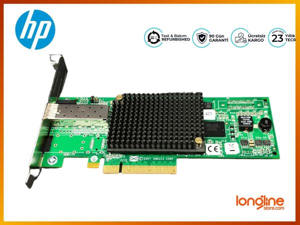 HP 489192-001 PCIe 1-port 8GB Fiber Channel Adapter AJ762-63001